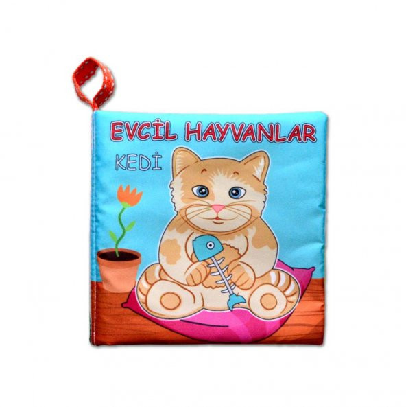 Tox Evcil Hayvanlar Sessiz Kumaş Kitap T110 - Bez Kitap , Eğitici Oyuncak , Yumuşak ve Hışırtılı ürün görseli 1
