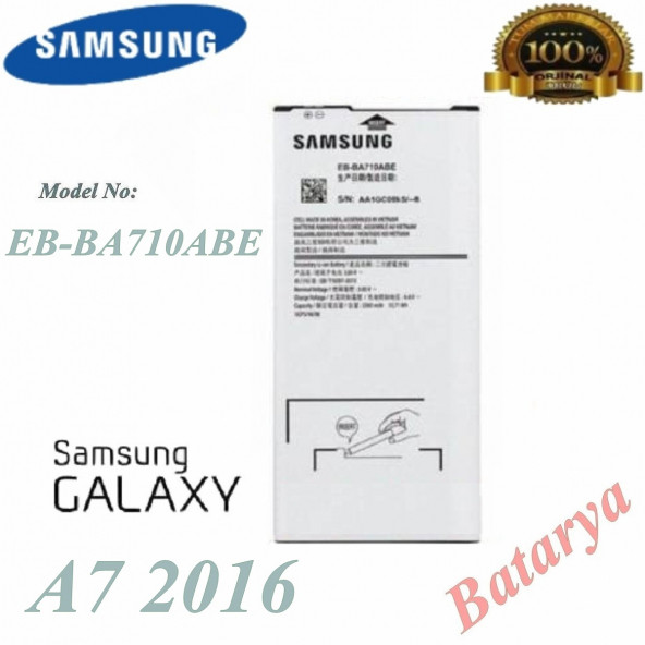 Samsung Galaxy A7 2016 Batarya Eb-Ba710Abe Servis Ürünü Batarya ürün görseli 1