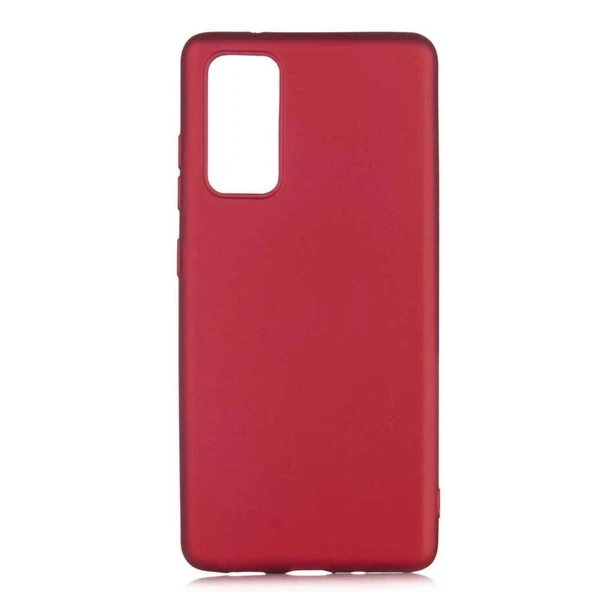 Samsung Galaxy S20 Premium Silikon Kılıf Bordo ürün görseli 1