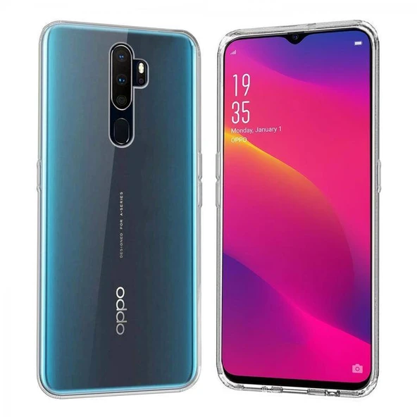 Oppo A5 2020 2.0 MM Korumalı Silikon Kılıf Şeffaf ürün görseli 1