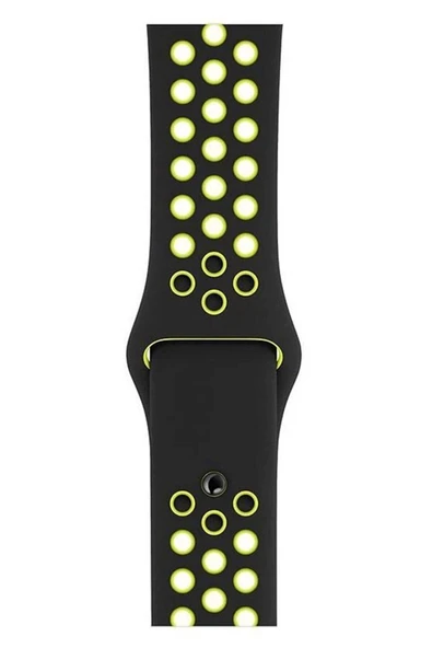 Apple Watch Series 4 42 MM Fileli Kordon Siyah-Sarı ürün görseli 1