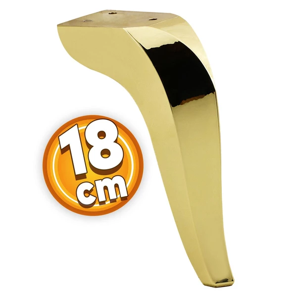 Harvey Lüks Mobilya Kanepe Tv Ünitesi Koltuk Ayağı 18 Cm Gold Altın Konsol Ayakları ürün görseli 1