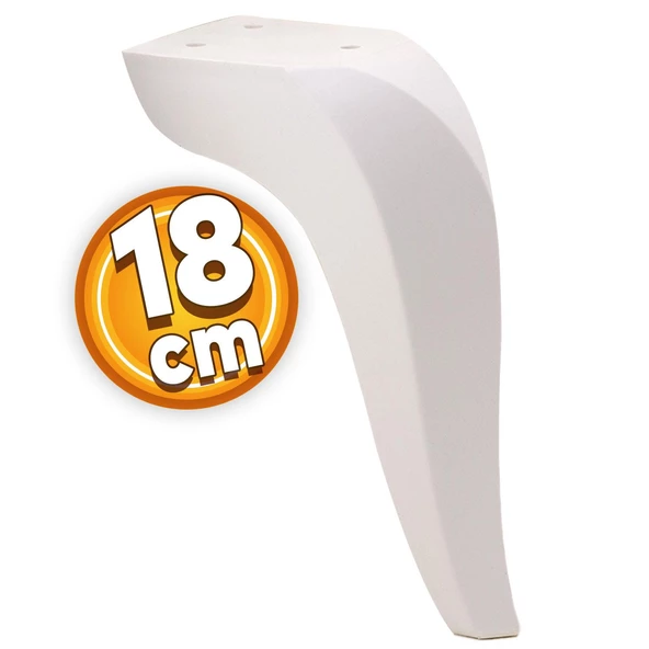 Harvey Lüks Mobilya Kanepe Tv Ünitesi Koltuk Ayağı 18 Cm Beyaz Konsol Ayakları ürün görseli 1