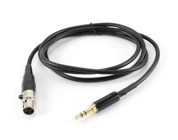 3 Pin Mini XLR Dişi to 3.5 mm Stereo Kaliteli Kablo 5 Metre ürün görseli 1