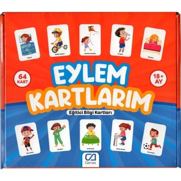 Ca Games Eylem Kartlarım Eğitici ve Öğretici Oyun Seti ürün görseli 1