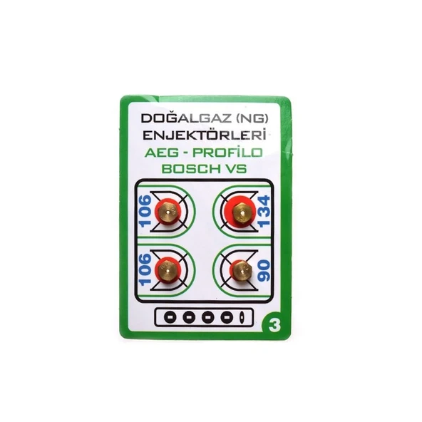 Doğalgaz Enjektör Ocak Takımı (Bosch, Siemens, Profilo, Vestel) ürün görseli 1