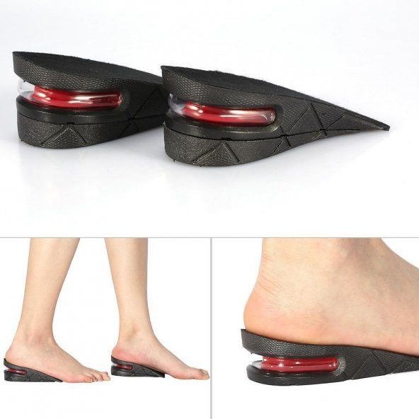 5 Cm Gizli Topuk Hava Yastıklı Boy Uzatıcı Tabanlık Uzatan Taban ürün görseli 1