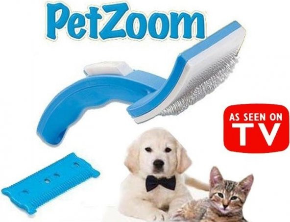 Evcil Hayvan Bakım Tarağı + Tüy Kesici Tarak Kedi Köpek Tüy Toparlayıcı  Tüy Alıcı Pet Zoom ürün görseli 1