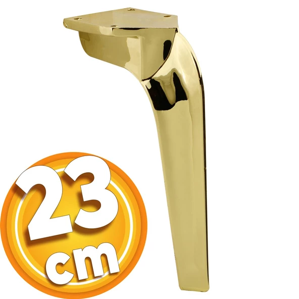 Repla Lüks Mobilya Kanepe Tv Ünitesi Koltuk Ayağı 23 Cm Gold Altın Konsol Ayakları ürün görseli 1