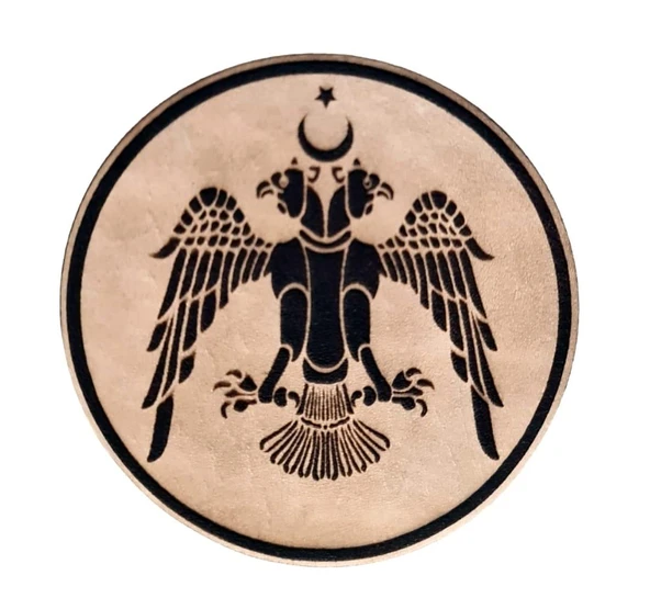 SELÇUKLU Kartalı Deri PEÇ - Arma - Askeri Patch ürün görseli 1