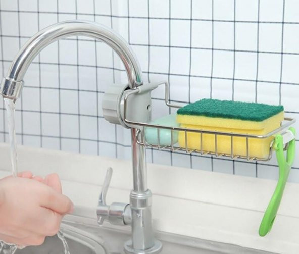 3B Trend Mutfak ve Banyo Organizer Demir Raf Tek Kat - Resim 4