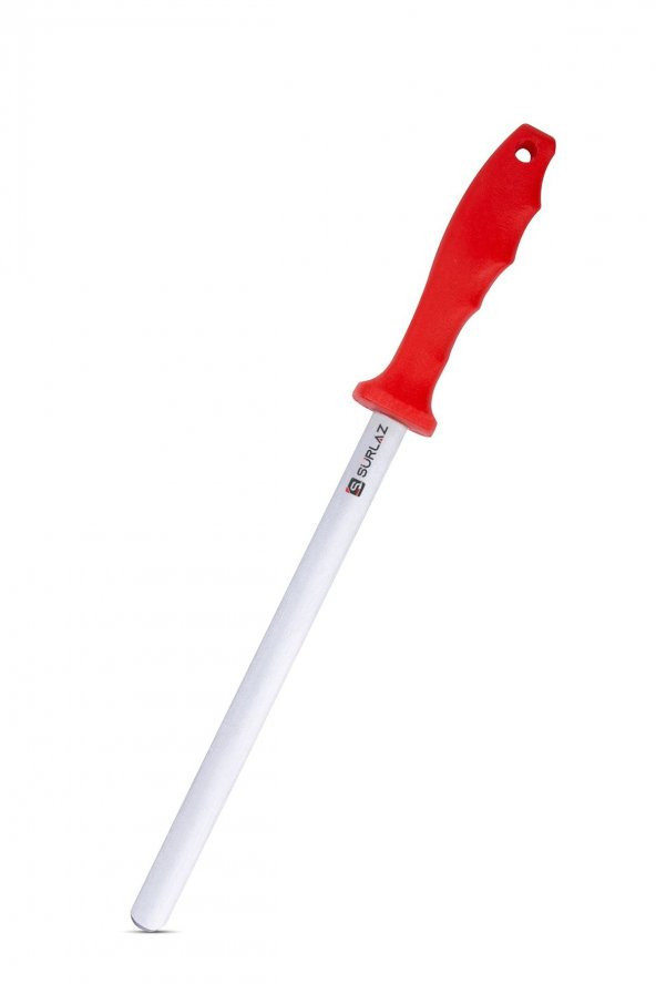 SürLaz Bıçak Bileyici Yassı Masat  Kırmızı 22 cm ürün görseli 1