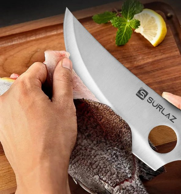 SürLaz Pro Et Doğrama Bıçağı Mutfak Bıçağı - Resim 2