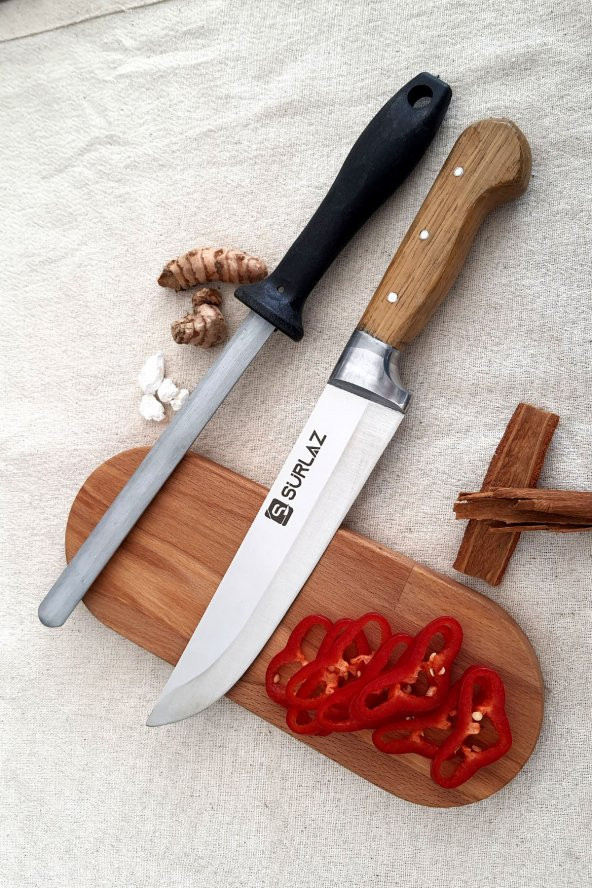 SürLaz Handmade Kasap Bıçak Seti 2 Parça ürün görseli 1