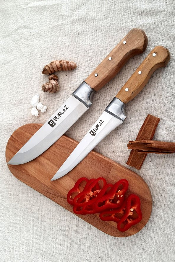 SürLaz Handmade Bıçak Seti 2 Parça Mutfak Bıçakları ürün görseli 1