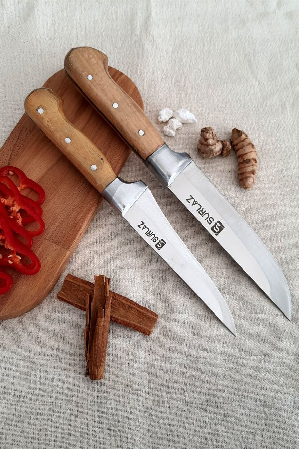 SürLaz Handmade Bıçak Seti 2 Parça Mutfak Bıçakları - Resim 2