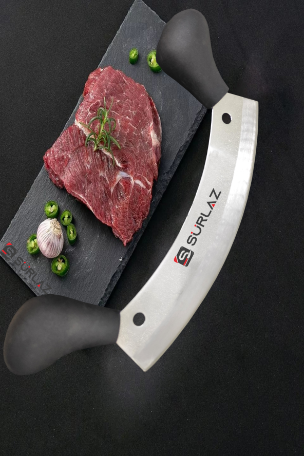 SürLaz Kıyma Pizza Bıçağı Satır Zırh Ezme Bıçak 31 cm ürün görseli 1