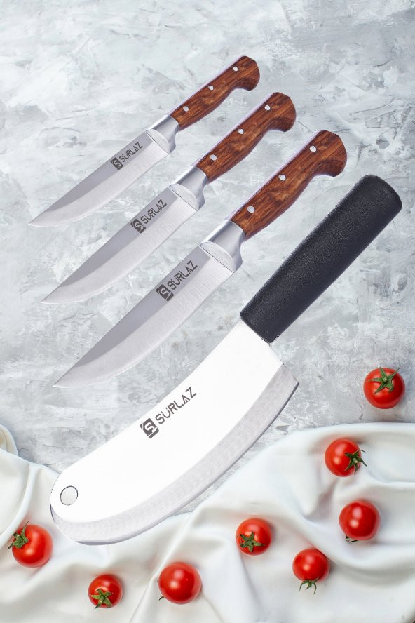SürLaz Sürmene Mutfak Bıçakları 4Lü Set ürün görseli 1