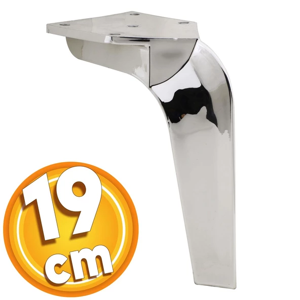 Repla Lüks Mobilya Kanepe Tv Ünitesi Konsol Koltuk Ayağı 19 Cm Parlak Krom Ayakları ürün görseli 1