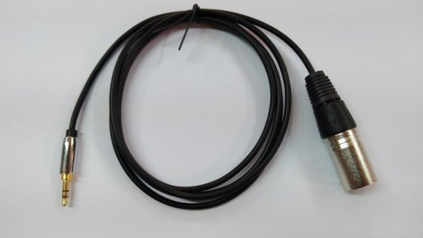 3.5 mm Stereo to XLR Erkek Kablo 1.5 Metre ürün görseli 1