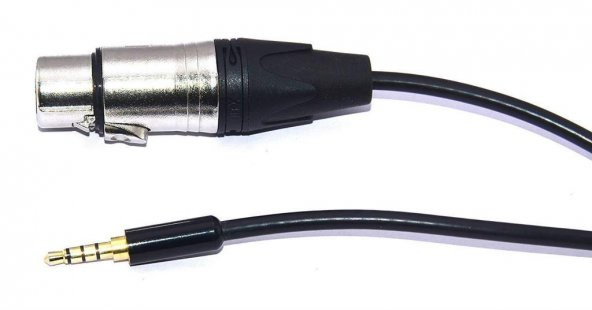 3.5 mm TRRS Stereo to XLR Dişi Kablo 5 Metre ürün görseli 1