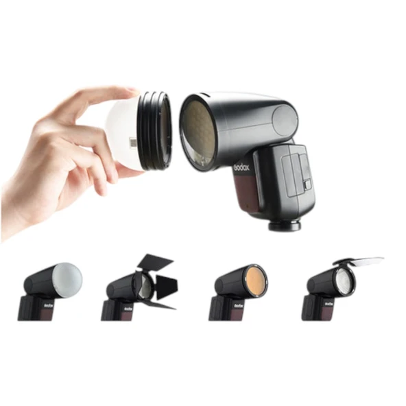 Godox V1 Sony Flash Kit (Yuvarlak Kafa) - Resim 3
