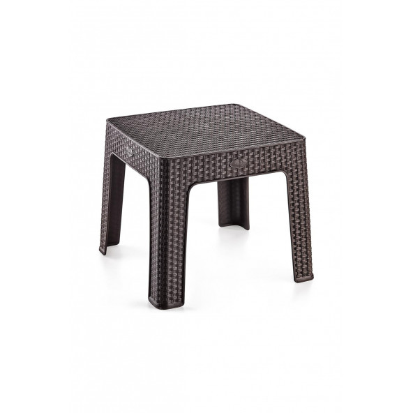 Comfort Rattan Plastik 4  sehpa Bahçe Balkon Sehpası ürün görseli 1