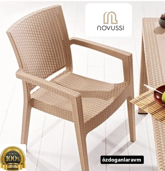 Novussi  Paris Rattan 4 Adet Sandalye ürün görseli 1