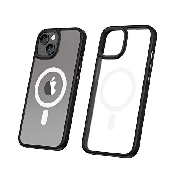 Vendas iPhone 13 Uyumlu ( iPhone 13 ) Hibrit Serisi Wireless Şarj Özellikli Magic Magsafe Kılıf ürün görseli 1