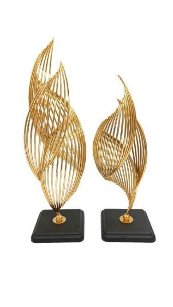 Crearthome  Dekoratif 2 li Gold Dönence Aksesuar Büyük C-2909-A ürün görseli 1