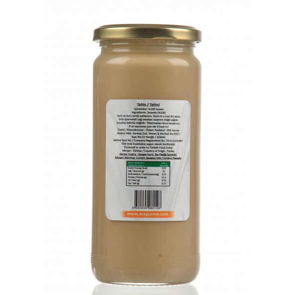 Tahin 480g - Resim 2