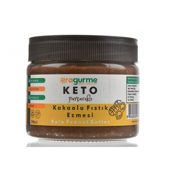 Ketojenik Ham Kakaolu Yer Fıstığı Ezmesi ürün görseli 1