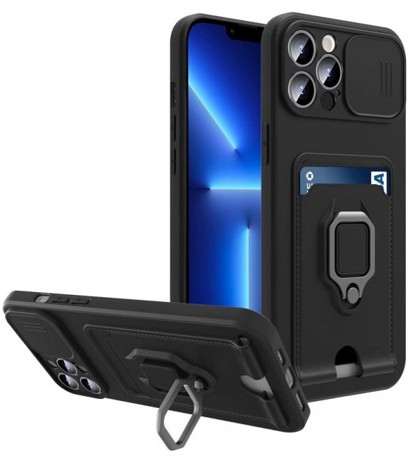iPhone 14 Pro Kılıf Zuma Kartvizitli İpli Silikon Kılıf ürün görseli 1