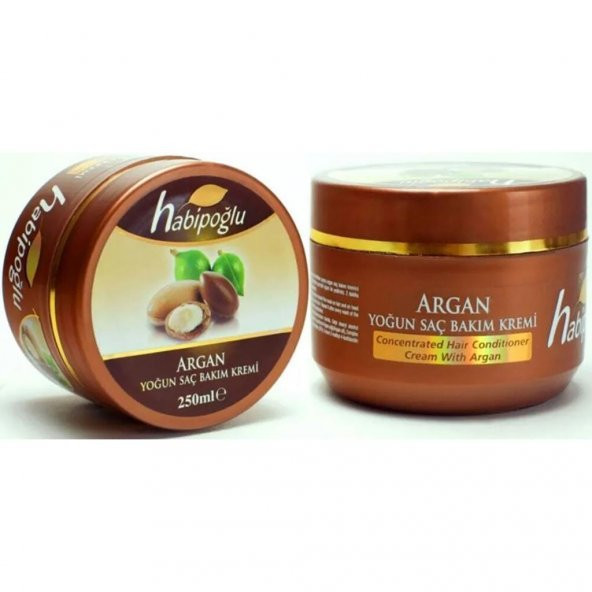 Habipoğlu Bitkisel Argan Saç Bakım Kremi 250 ML - Resim 2