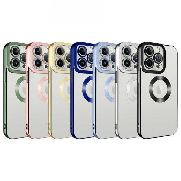 Apple iPhone 11 Pro Max Kılıf Kamera Korumalı Logo Gösteren Zore Omega Kapak ürün görseli 1