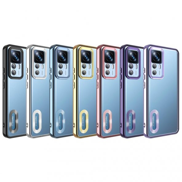Xiaomi Mi 12T Pro Kılıf Kamera Korumalı Logo Gösteren Zore Omega Kapak ürün görseli 1