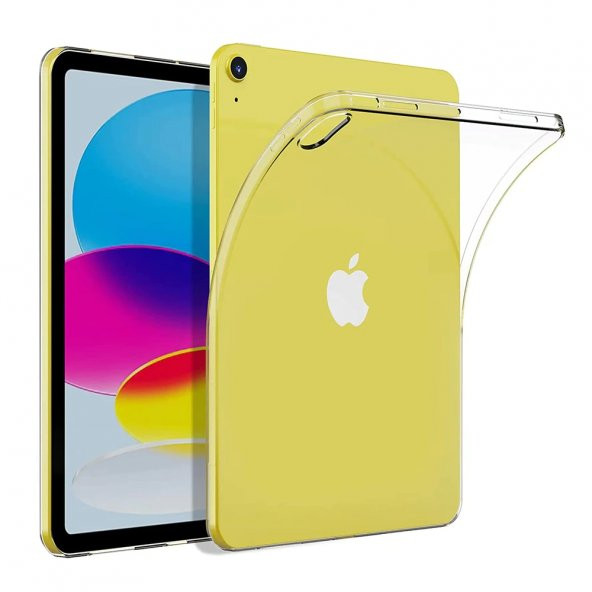 Apple iPad 10.9 2022 (10.Nesil) Kılıf Zore Tablet Süper Silikon Kapak - Resim 3