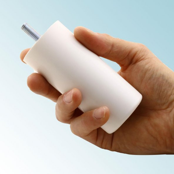 Gizli Mobilya Kanepe Sehpa TV Ünitesi Koltuk Orta Destek Ayağı 10 cm Beyaz Baza Ayak ürün görseli 1