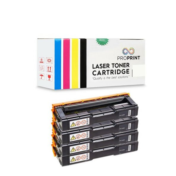TKPrint Ricoh SPC220 Muadil Toner Seti 4 Renk SPC222DN ürün görseli 1