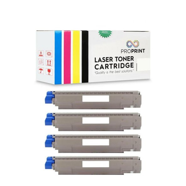 TKPrint Oki C801 Muadil Toner Seti 7300 Sayfa C801DN ürün görseli 1