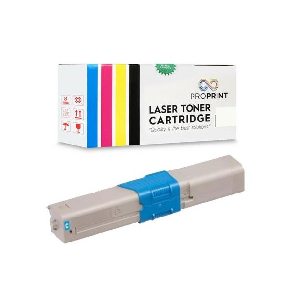 TKPrint Oki C301 44973543 Mavi Muadil Toner 1500 Sayfa C321Dn ürün görseli 1
