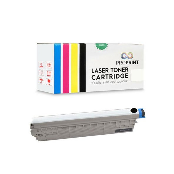 TKPrint Oki C822 44844628 Siyah Muadil Toner 7300 Sayfa C822N ürün görseli 1