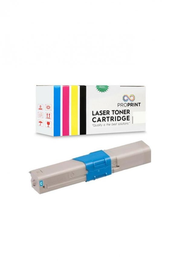 TKPrint Oki C301 44973543 Mavi Muadil Toner 1500 Sayfa MC342dn ürün görseli 1