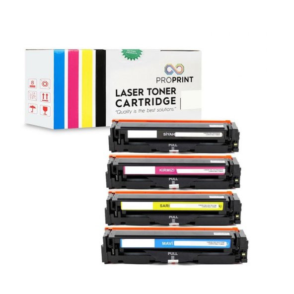 TKPrint Canon CRG-054H Muadil Toner Seti CMYK - MF-644Cdw ürün görseli 1