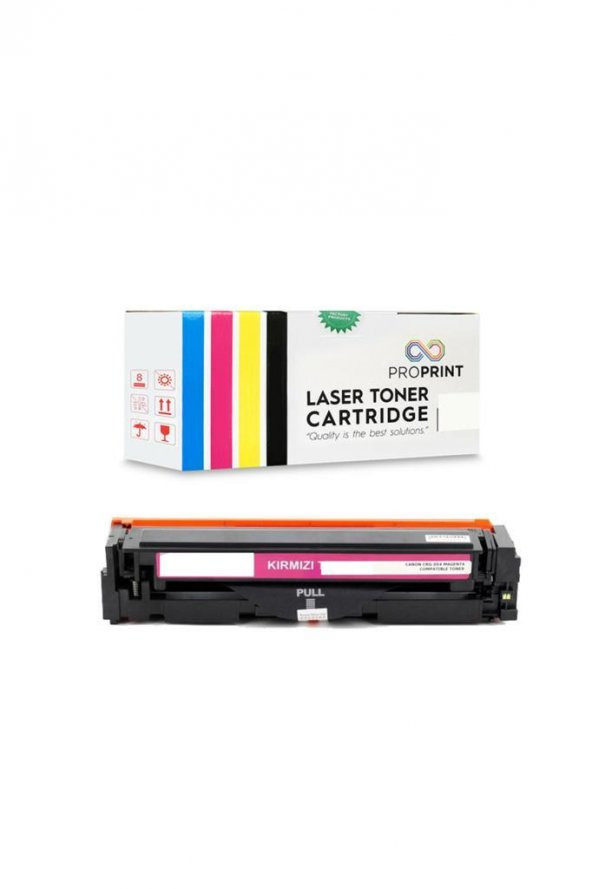 TKPrint Canon CRG-054H 2.300 Sayfa Kırmızı Muadil Toner- MF-641Cw ürün görseli 1