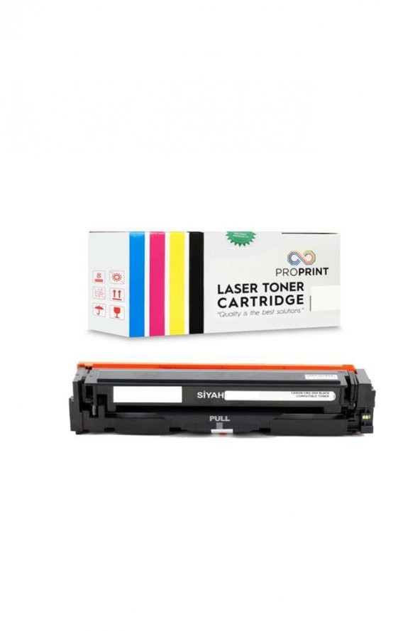 TKPrint Canon CRG-054H 3.100 Sayfa Siyah Muadil Toner- MF-641Cn ürün görseli 1