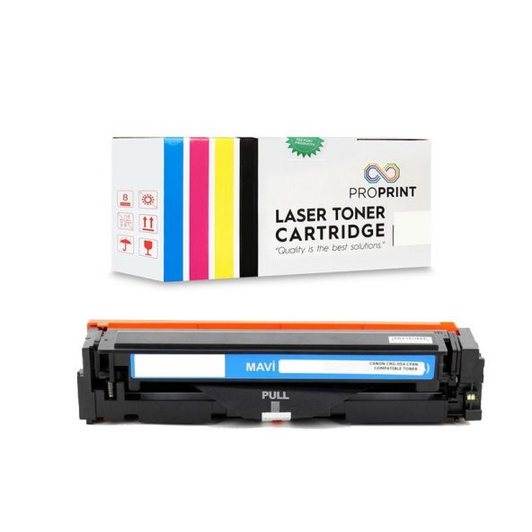 TKPrint Canon CRG-054H 2.300 Sayfa Mavi Muadil Toner- LBP-623Cdw ürün görseli 1