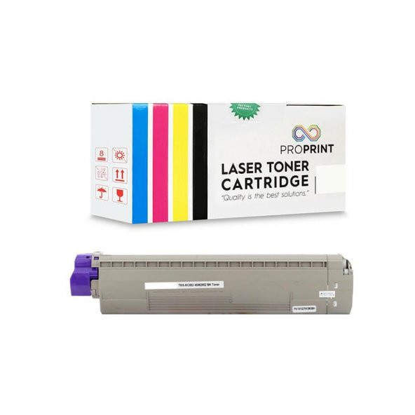 TKPrint Oki MC853-45862851 Mavi Muadil Toner - MC853dnv ürün görseli 1