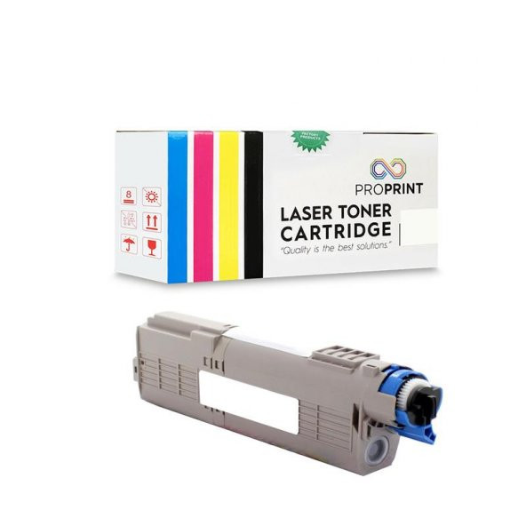 TKPrint Oki C532-46490630 Kırmızı Muadil Toner - C542 ürün görseli 1