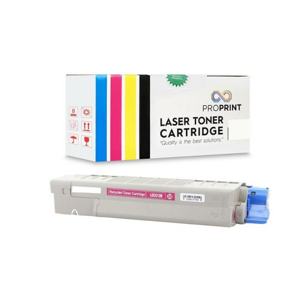 TKPrint Oki Uyumlu C612-46507518 Kırmızı Muadil Toner - C612 ürün görseli 1